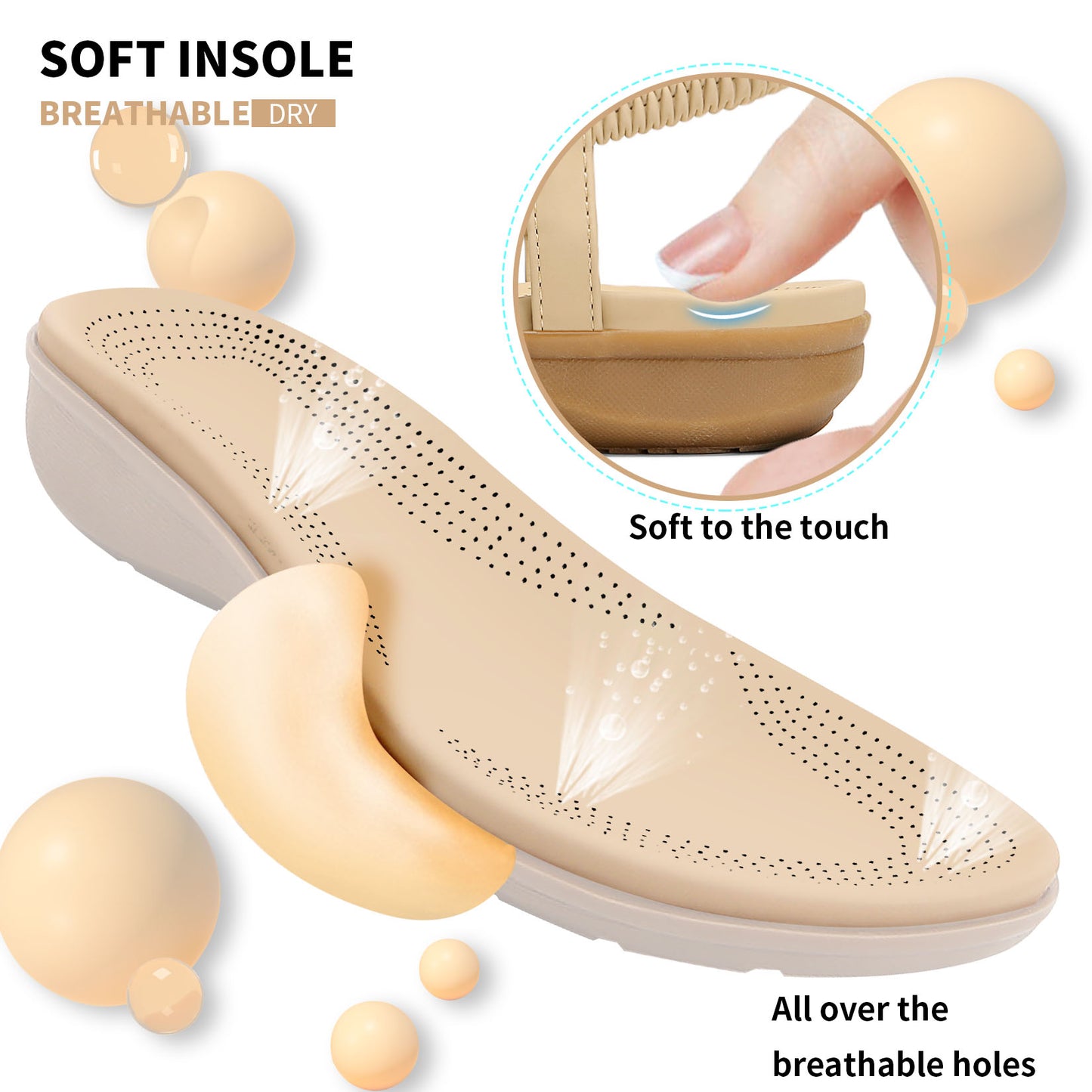 Littleplum Women Comfort Arch Support Elastic Casual Flip Flops