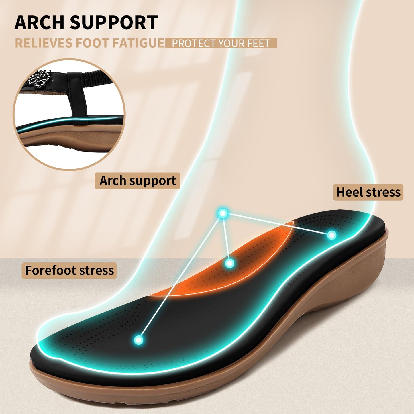 Women Sandals Arch Support [SP_58]