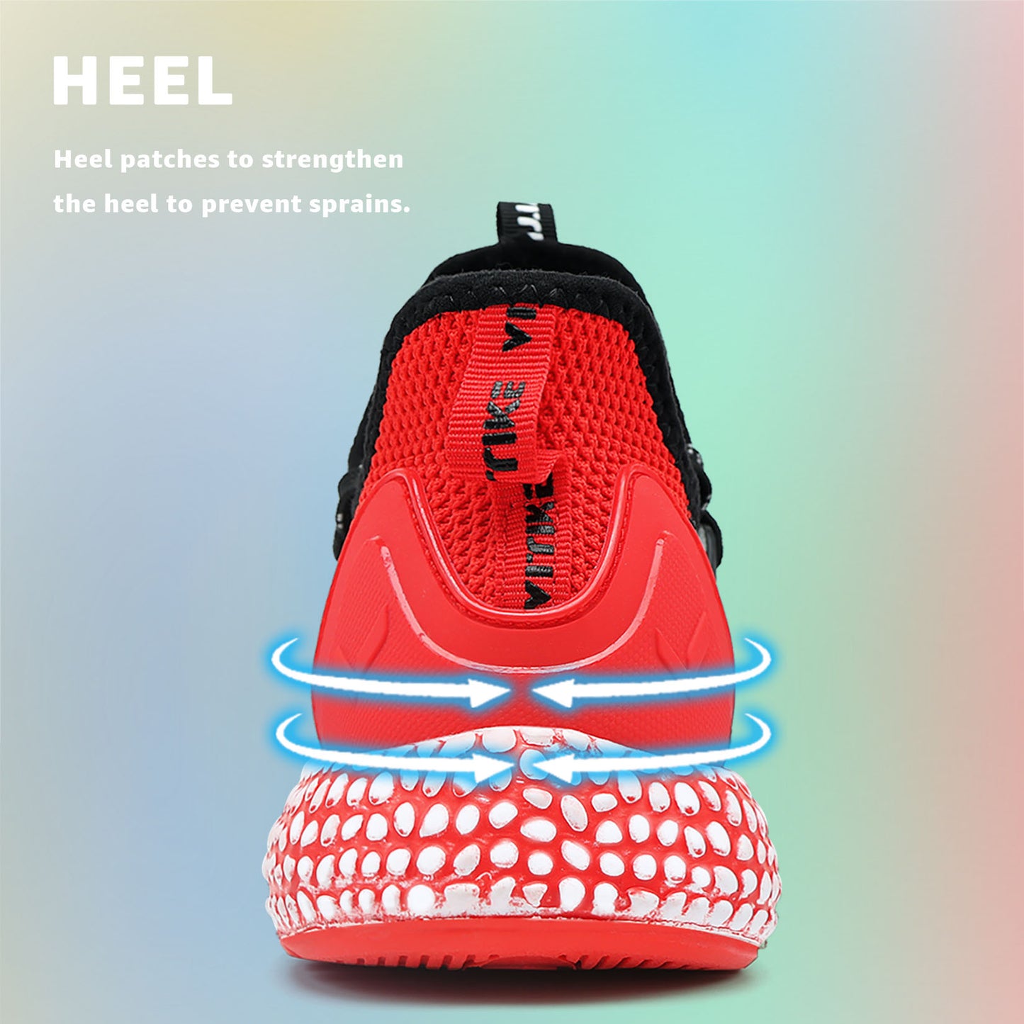 WETIKE Boy's Shoes Mesh Slip on Lightweight Running Sneakers