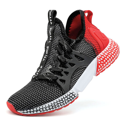 WETIKE Boy's Shoes Mesh Slip on Lightweight Running Sneakers