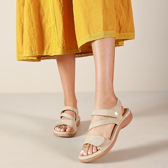 Littleplum Women Orthotic Arch Support Adjustable Summer Sandals