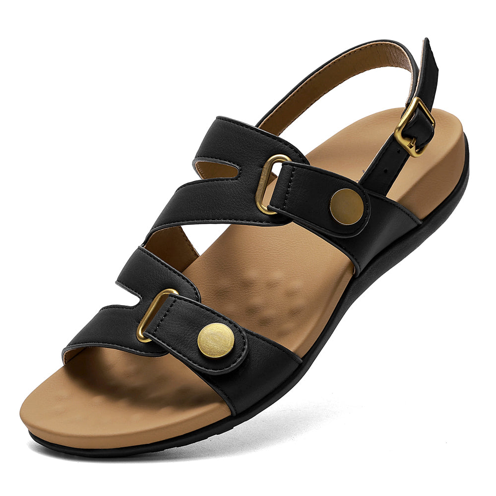 Littleplum Women Orthopedic Arch Support Comfort Adjustable Sandals