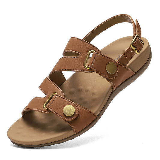 Littleplum Women Orthopedic Arch Support Comfort Adjustable Sandals