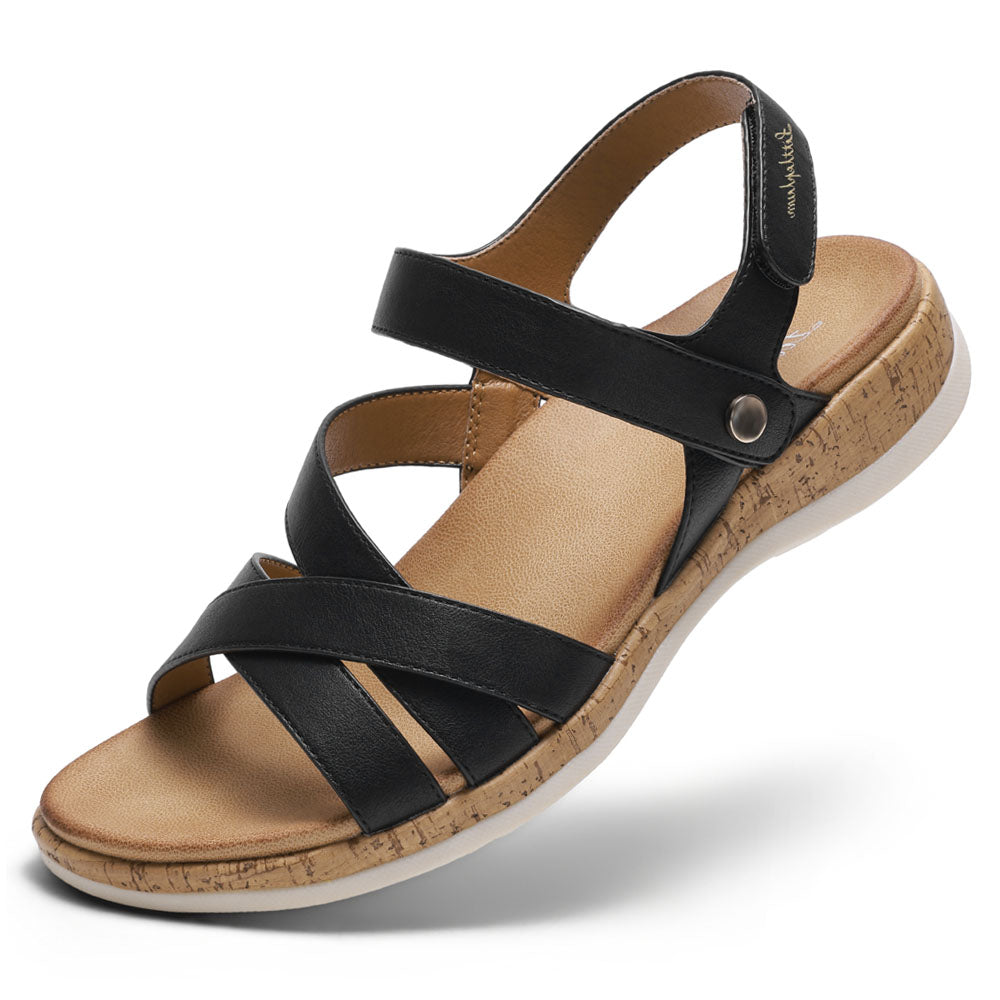 Littleplum Women Orthopedic Arch Support Adjustable Strap Sandals