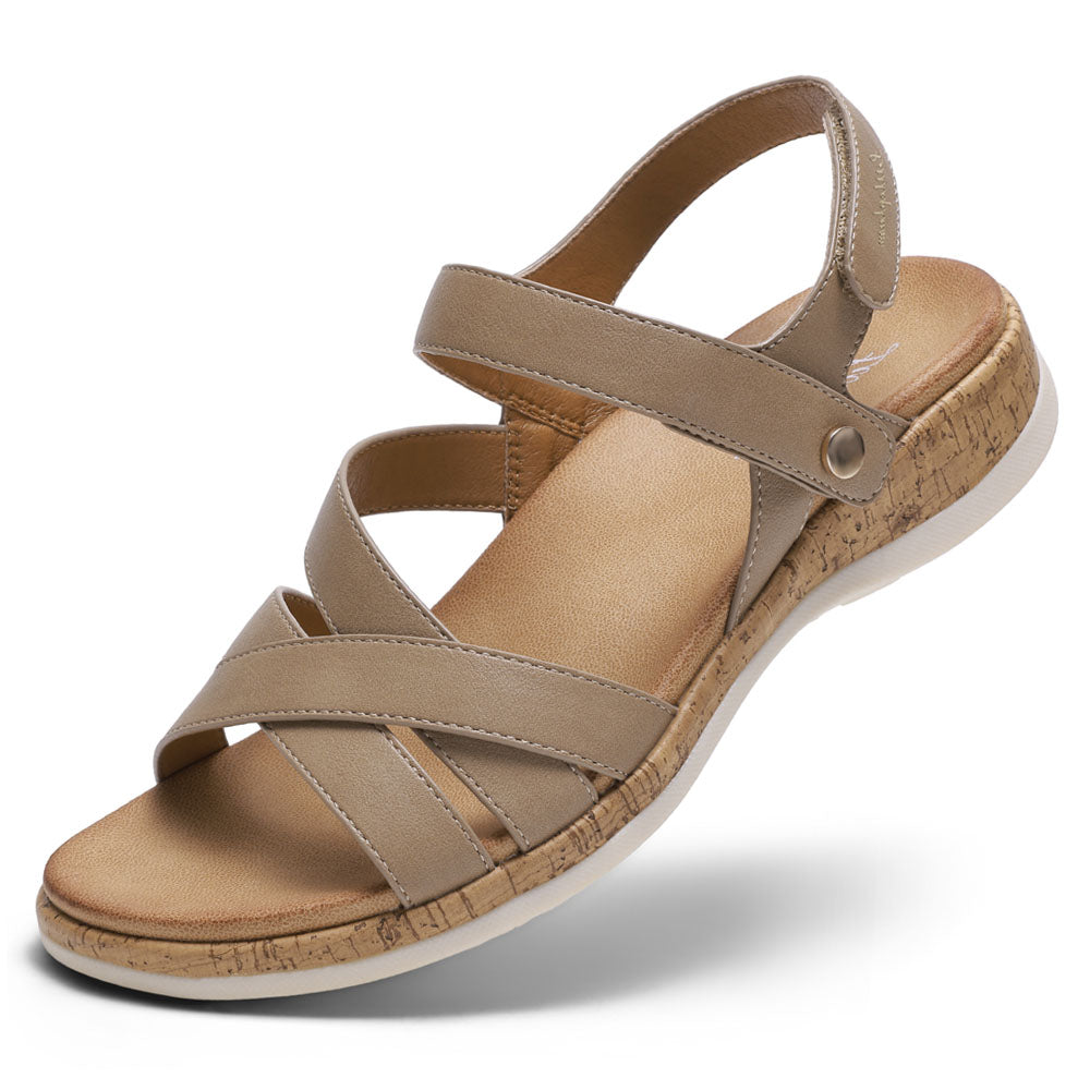 Littleplum Women Orthopedic Arch Support Adjustable Strap Sandals