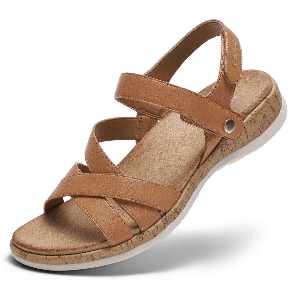 Littleplum Women Orthopedic Arch Support Adjustable Strap Sandals