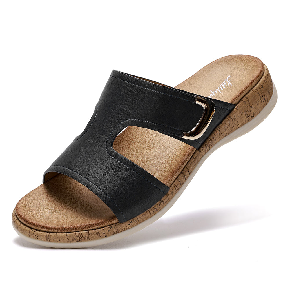 Littleplum Women Arch Support Comfort Breathable Beach Flip Flops