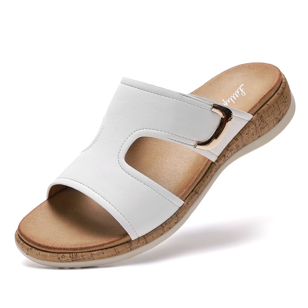 Littleplum Women Arch Support Comfort Breathable Beach Flip Flops