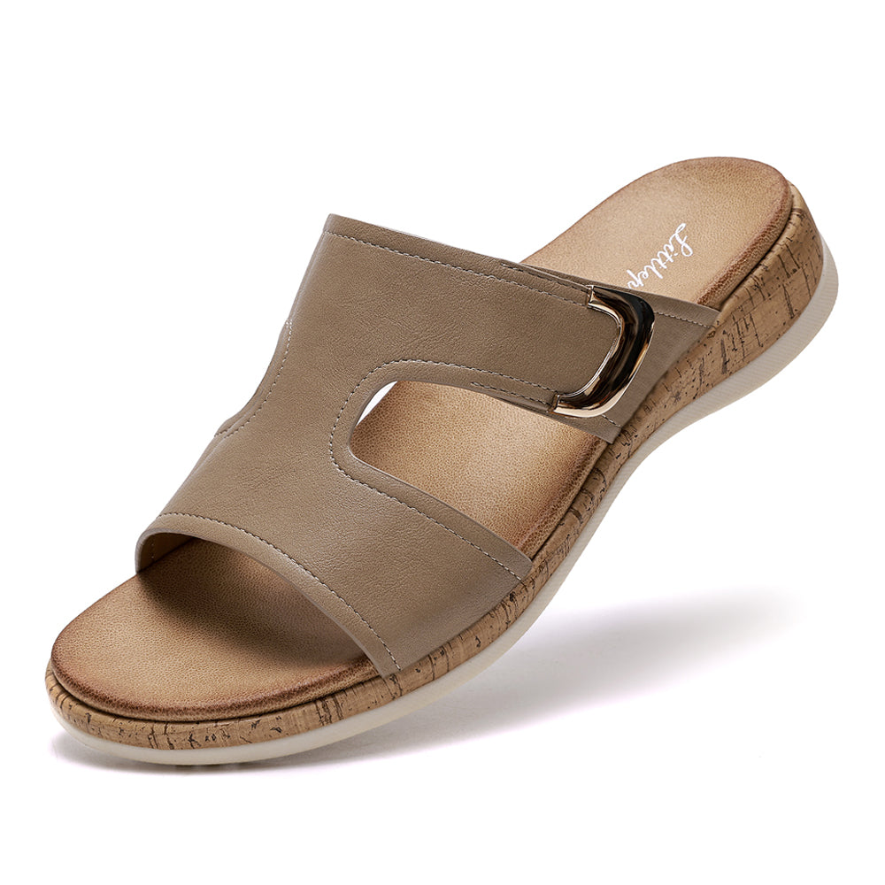 Littleplum Women Arch Support Comfort Breathable Beach Flip Flops