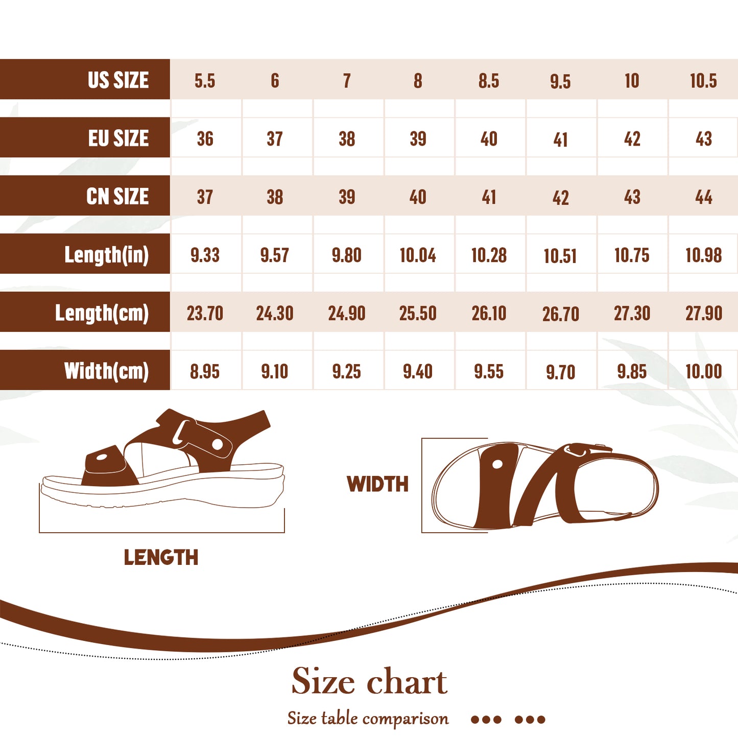 Littleplum Women Orthotic Arch Support Adjustable Slip On Sandals