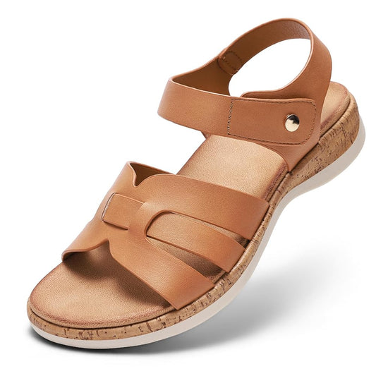 Littleplum Women Arch Support H-Band Adjustable Dressy Sandals