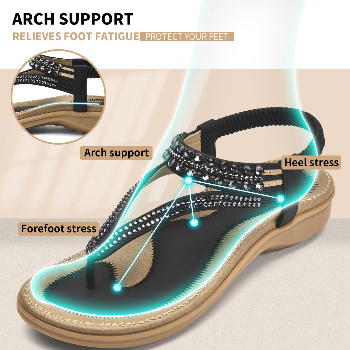 Women Sandals Arch Support [SP_62]